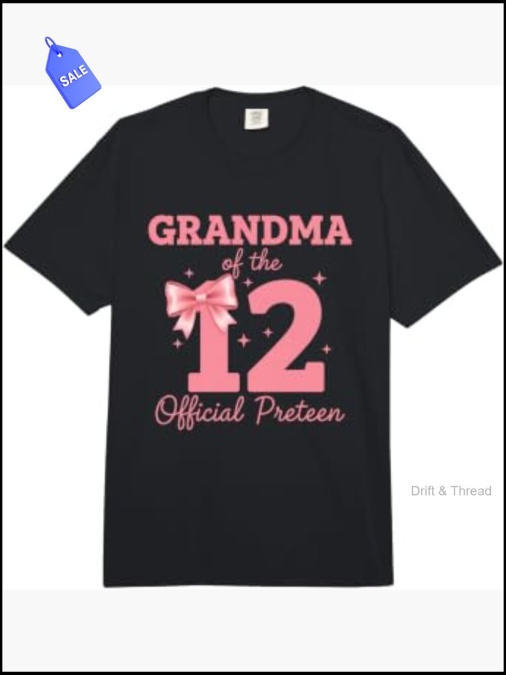 Grandma of the 12 Preteen Comfort Colors Heavyweight T-Shirt